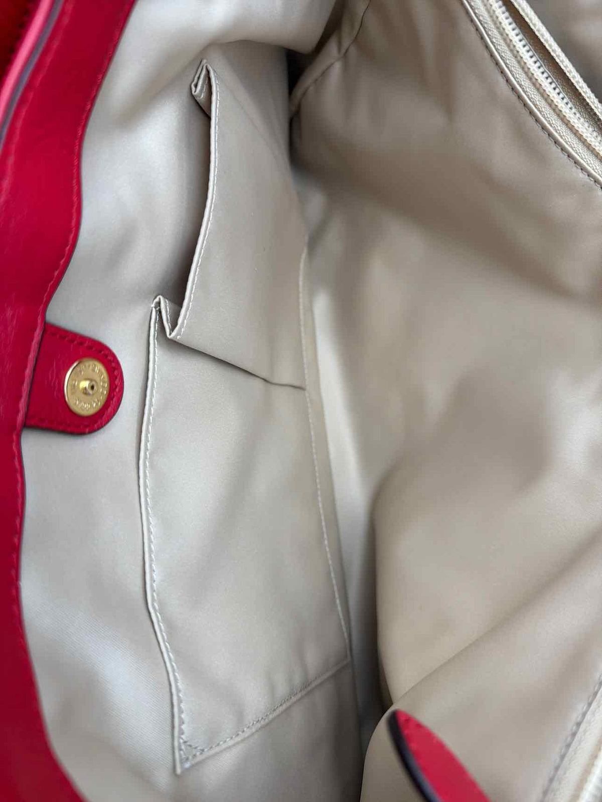 Coach Red Leather Handbag