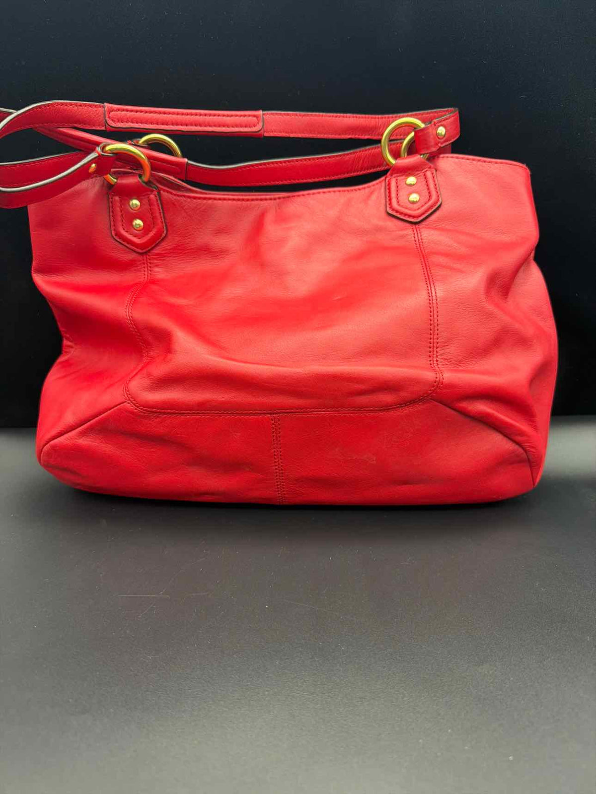 Coach Red Leather Handbag