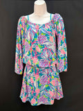 Lilly Pulitzer Size XS Maldives Green Turtle Wave Romper