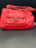 Coach Red Leather Handbag
