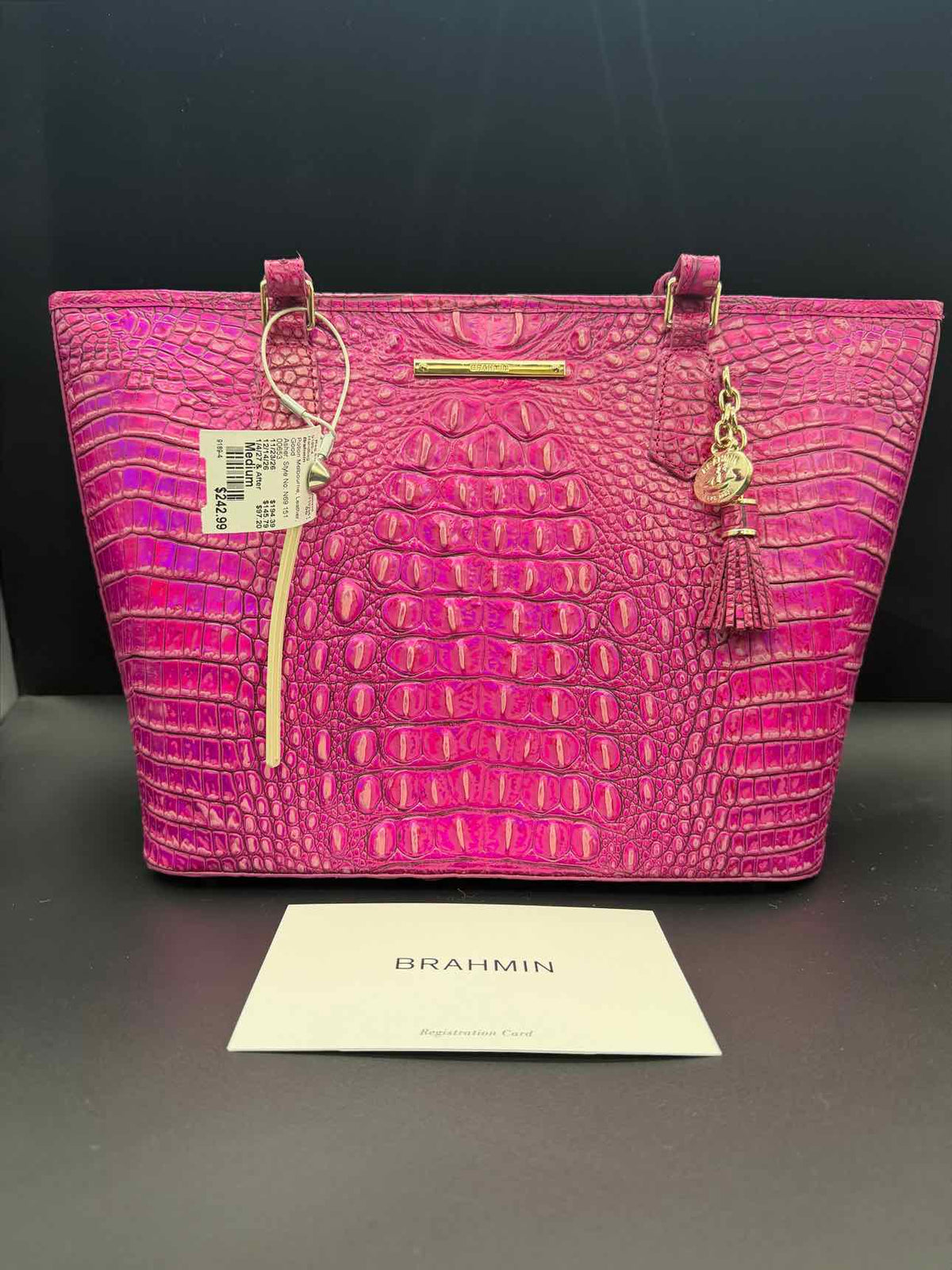 Brahmin Potion Melbourne Leather Handbag