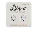 Retro Treat Bucket Earrings - Ghost