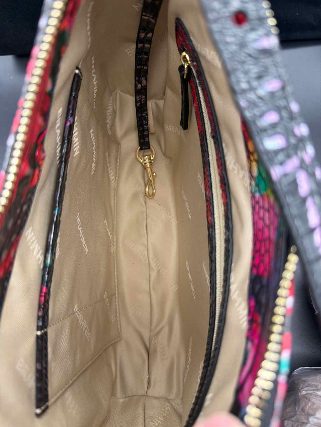 Brahmin Multi color Handbag